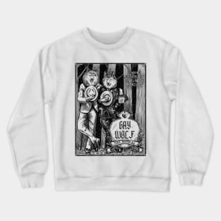 Gay wolf The Musical New Girl Crewneck Sweatshirt